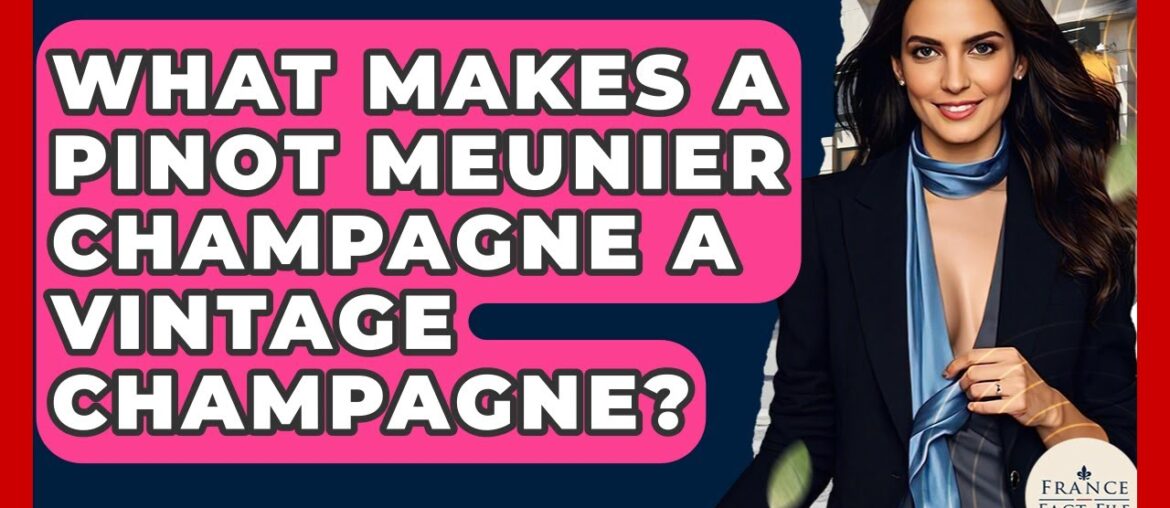 What Makes A Pinot Meunier Champagne A Vintage Champagne? - France Fact File