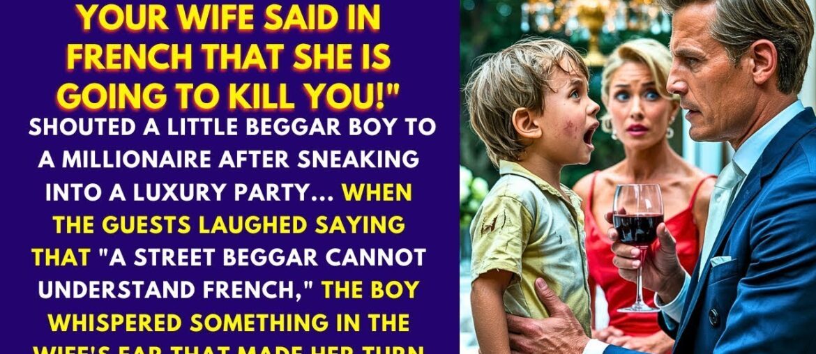 'DON’T DRINK THAT WINE! YOUR WIFE SAID IN FRENCH THAT SHE IS GOING TO KILL YOU!' SHOUTED A LI