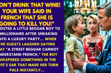 'DON’T DRINK THAT WINE! YOUR WIFE SAID IN FRENCH THAT SHE IS GOING TO KILL YOU!' SHOUTED A LI