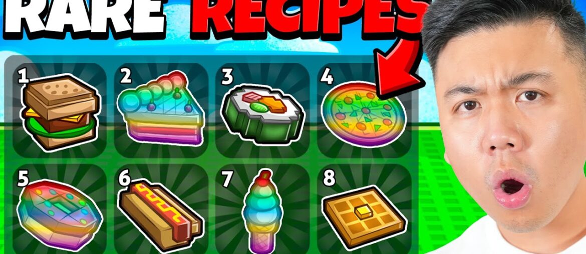 I Unlocked The RAREST Recipes in Grow a Garden! I Unlocked The RAREST Recipes in Grow a Garden!