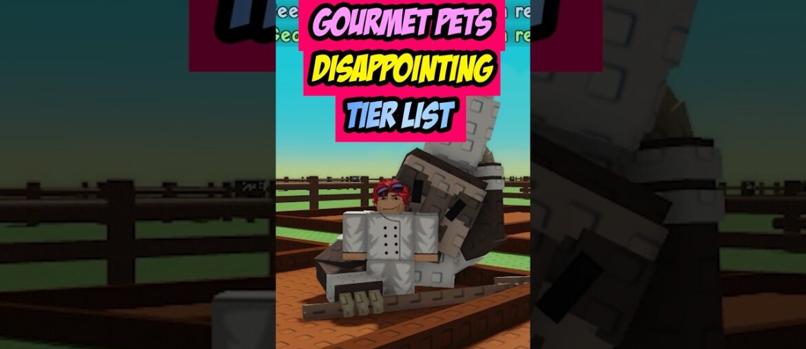 TOP 3 BEST GOURMET PETS In The COOKING UPDATE #growagarden