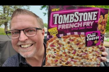 Tombstone Chili Cheese French Fry Style Crust Pizza Review !