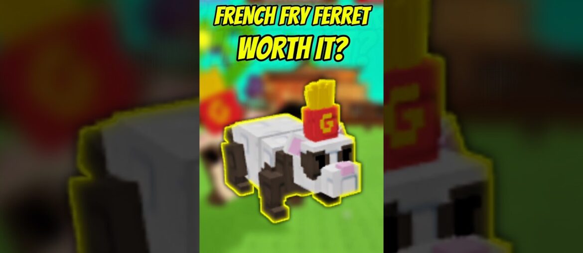 is FRENCH FRY FERRET worth it? #growagarden #growagardenroblox #growagardentips #shorts