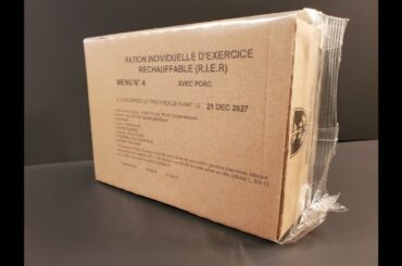 2024 French RIER Pork Risotto Review Ration Individual Exercise MRE Tasting Test