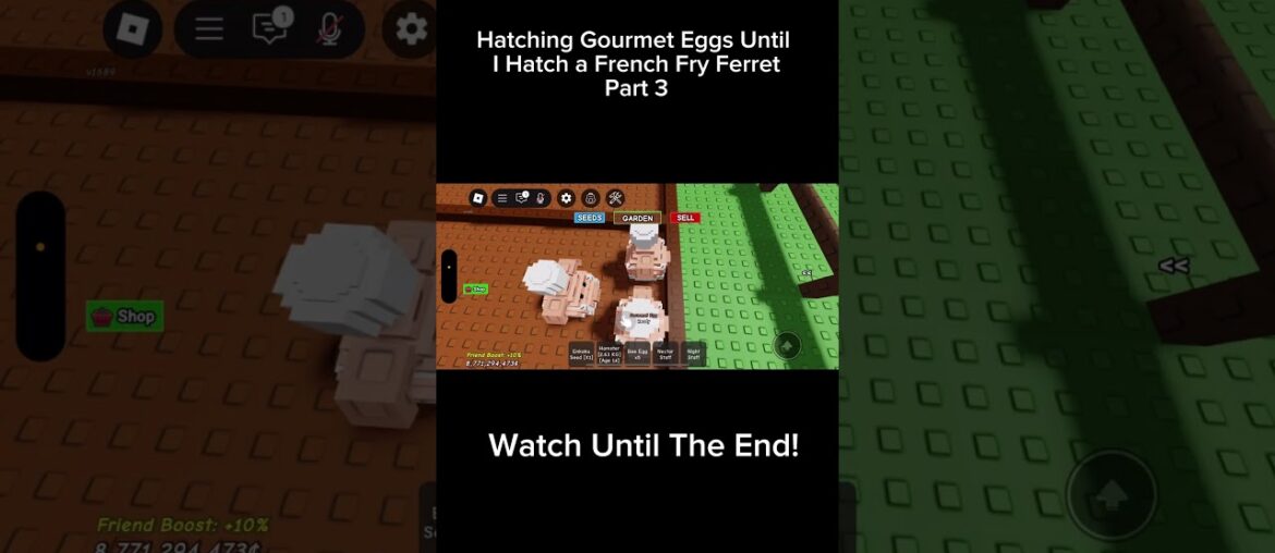 Hatching Gourmet Eggs until I get a French Fry Ferret | Part 3 | Grow a Garden