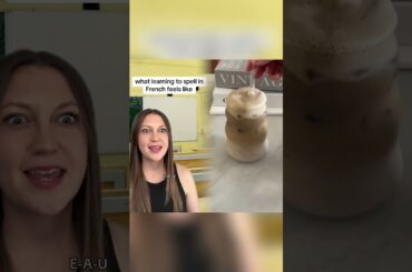 What learning to spell in French feels like #french #learnfrench #frenchclass #funny