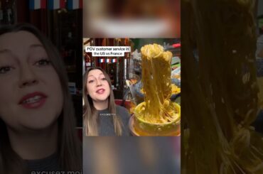 Customer service in the US vs France #usa #american #france #french #restaurant