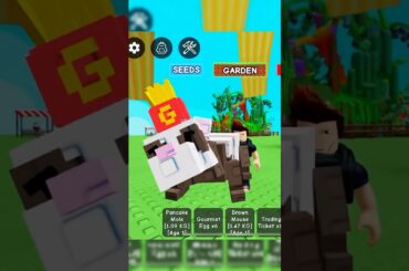 Got french fries ferret in gourmet seed egg #robloxgames #growagarden