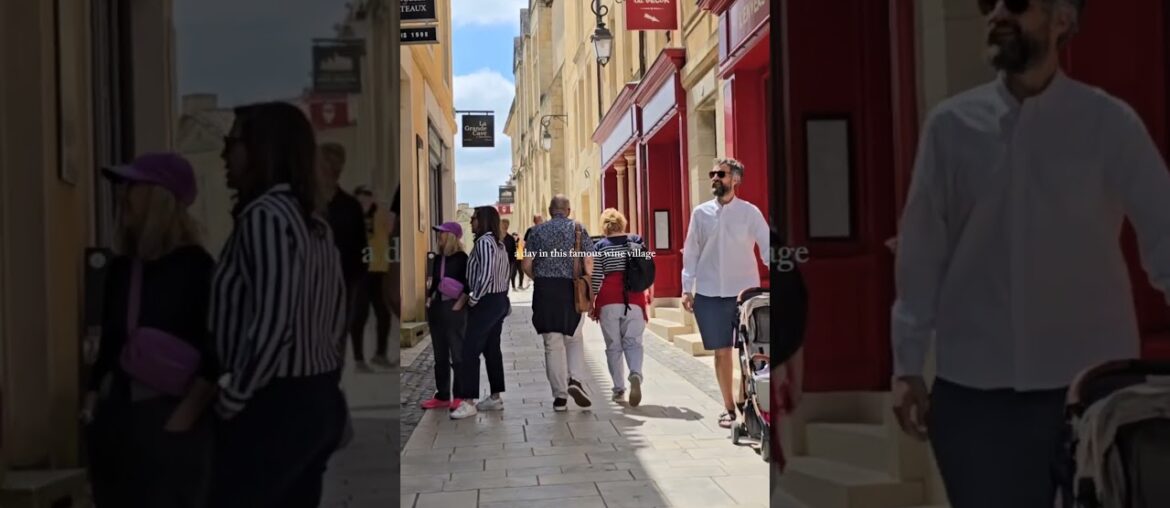 A day in this famous French wine village #france #travel #travelvlog #silentvlog #countryside