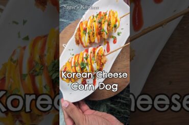 Korean Cheese Corn Dog #Shorts #CornDog