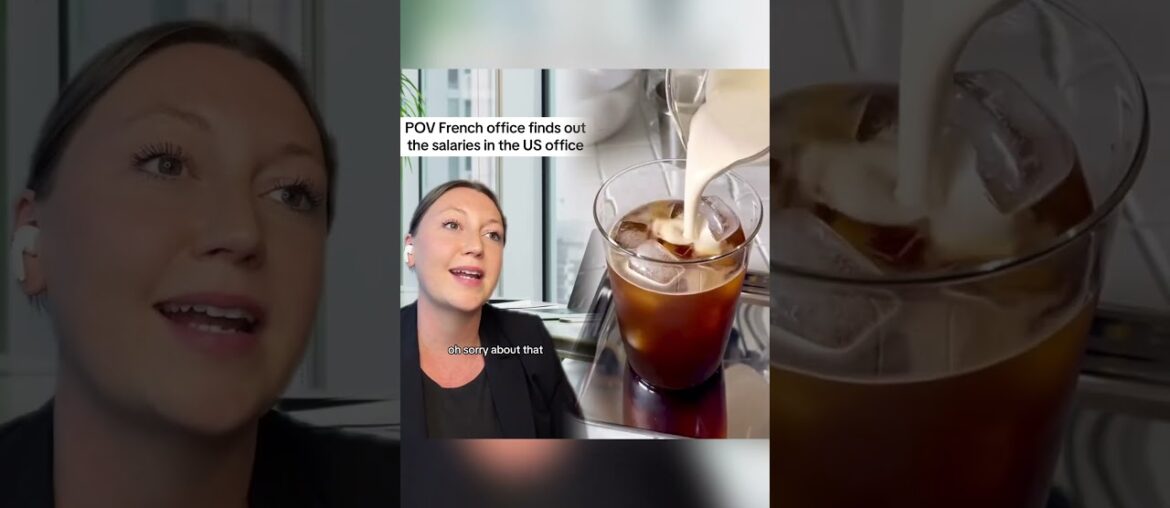 Salaries in the US vs France #usa #american #france #french #cultureshock #corporate #corporatelife