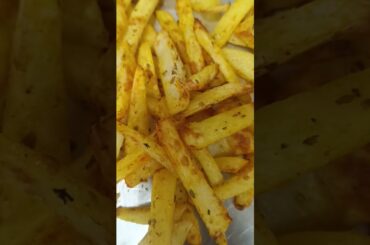 Air fryer Oli free Oil free food Peri Masala Fries Peri Fries#shortsfeed #food #airfryercooking