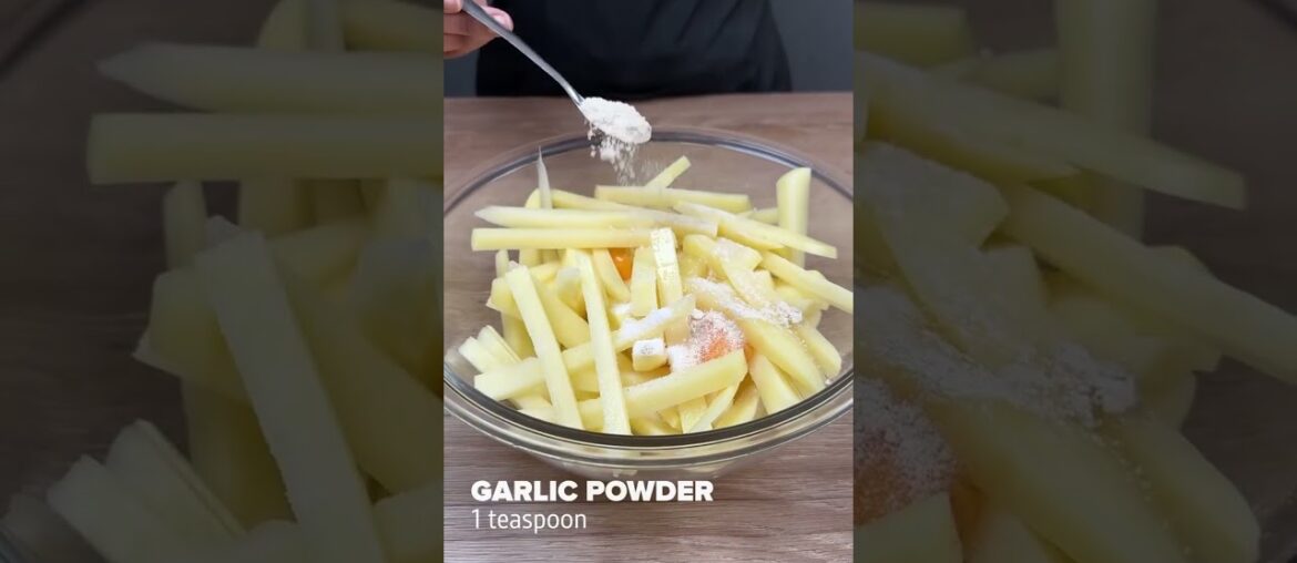 Everyone asks me why my french-fries get so crispy, here’s the secret!