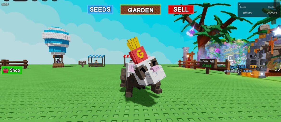 HOW TO GET FRENCH FRY FERRET AND SPAGHETTI SLOTH?.ROBLOX. GROW A GARDEN. GOURMET EGG