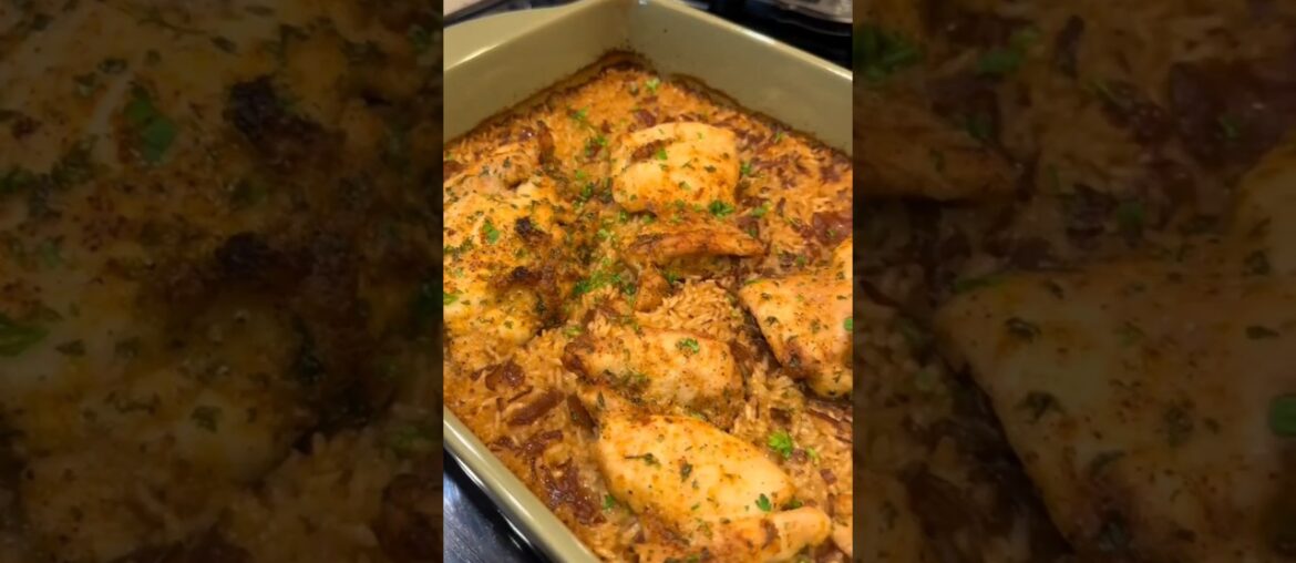 FRENCH ONION CHICKEN AND RICE #recipe #DINNER