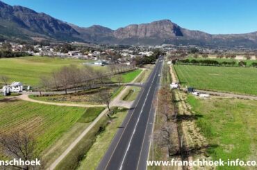 Franschhoek in the Western Cape Winelands, South Africa