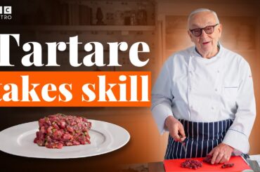 The foundation of great steak tartare with Pierre Koffmann | Meet your Maestro | BBC Maestro