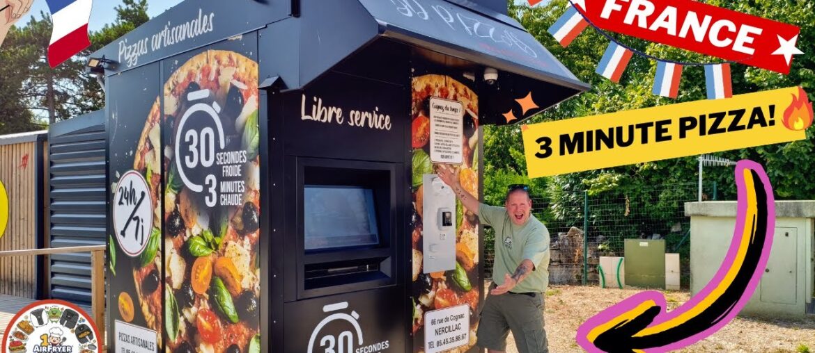 I Try a French Pizza Vending Machine!