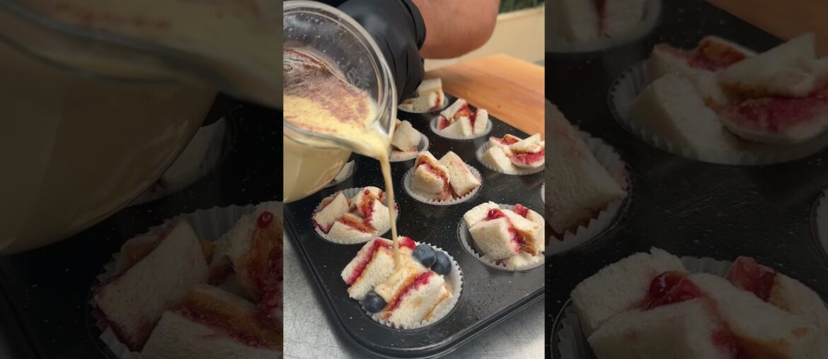 PB&J French Toast Muffins #Shorts