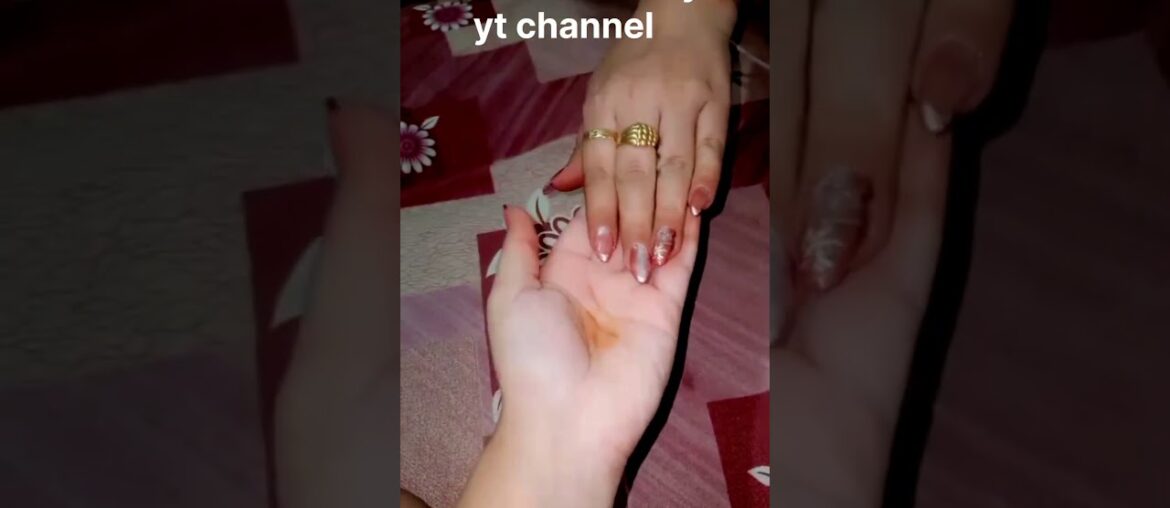 cat eye with wine french #trending #nailart #simplenails #youtube