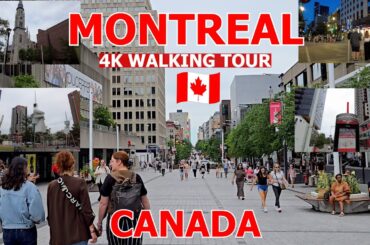 MONTREAL WALKING TOUR - Scenic Strolling - Life in Montreal PQ Canada Summer 2025