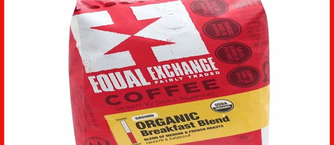 Equal Exchange Organic Ground Coffee, Breakfast Blend, 12 Ounce Bag