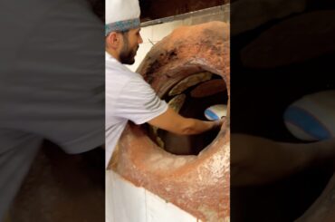 Iranian man in baking bread##shortsvideo