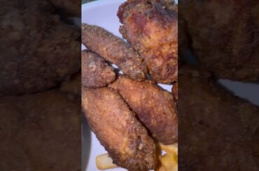 I Cooked Fried Chicken Wings & Breast | Air Fryer Crispy French Fries
