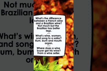 What’s wine, women, and song to a sailor?