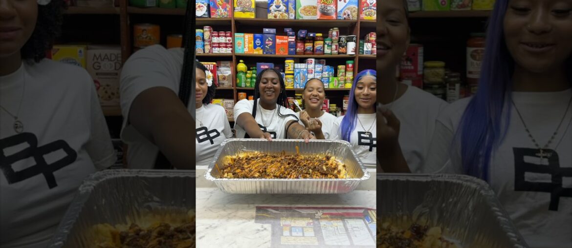 French Fries Chopped Cheese with Cheerleader