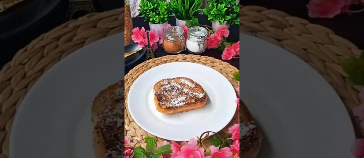 Quick Bread Recipe or Instant French Toast #shorts #asmr
