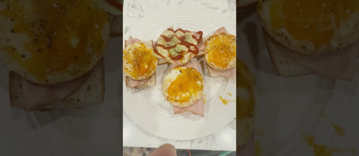 August 9, 2025 Avocado & Cheese Delight on French Baguette with Eggs and Ham