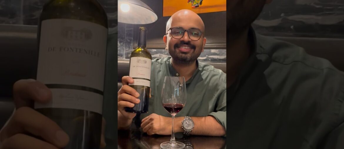 Chateau de Fontenille Bordeaux Red with the Indian sommelier