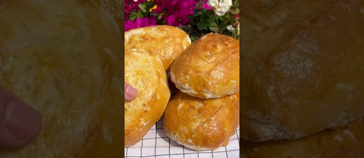 Crispy Mini French Bread. Recipe on my channel #shorts