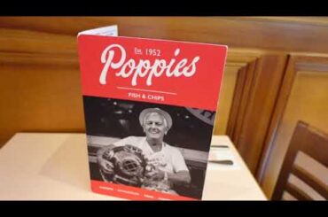 Poppies in Notting Hill - Fish and Chips French Fries Dining Tomorrow's History TV (London Culture)