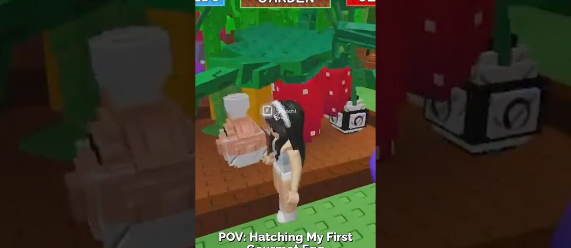 POV: Opening My First Gourmet Egg #growagarden  #roblox