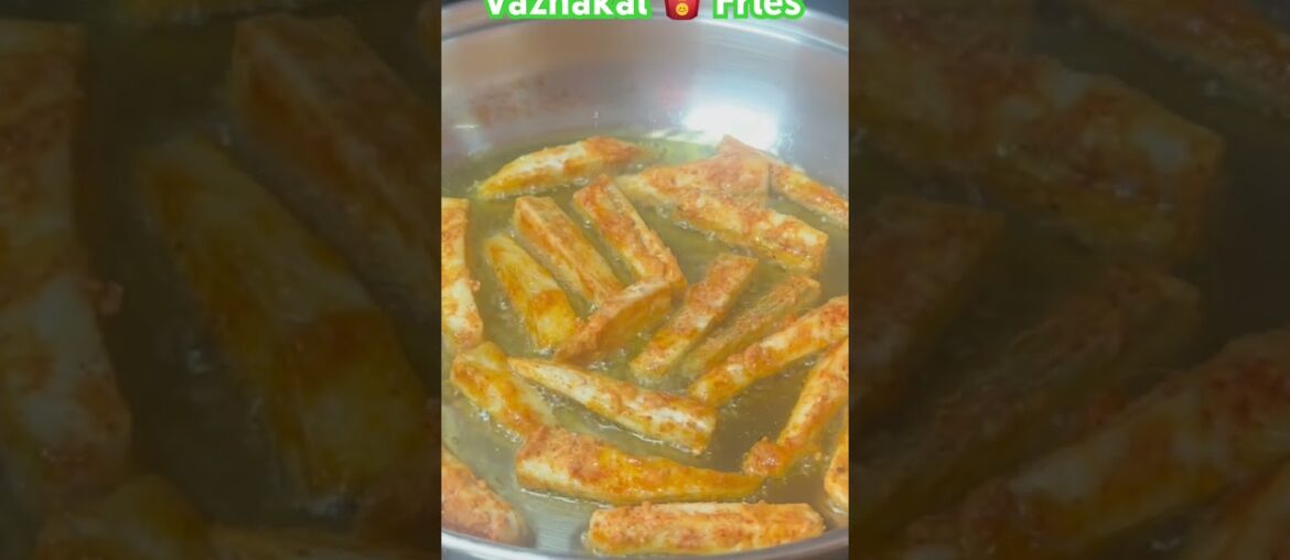 French fries in vazhakai(raw Banana) must try recipe
