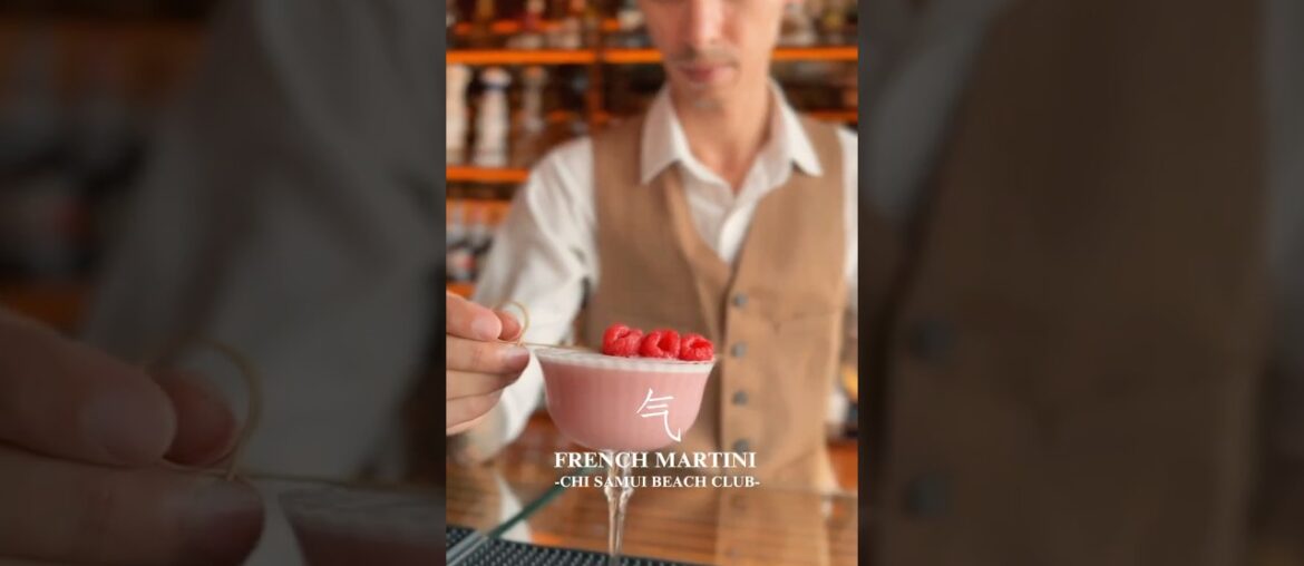 French Martini | Chi Samui Beach Club