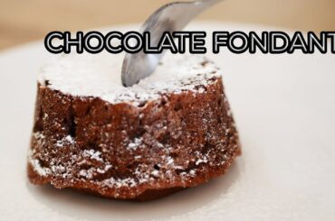 Simple French recipe  CHOCOLATE FONDANT