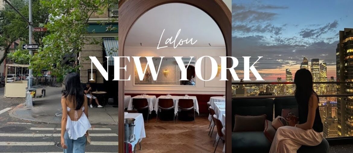 NYC Vlog : Soho & West Village Local Favorites,  Dinner at Theodora Brooklyn, NYC’ Best Rooftop View