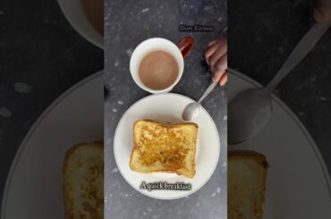 A quick and easy French toast for breakfast #food #recipe #breakfast #toast #easyrecipe