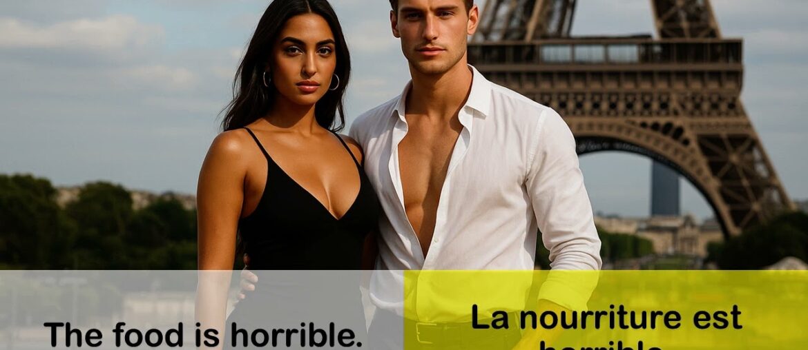 Say it in French I The food is horrible