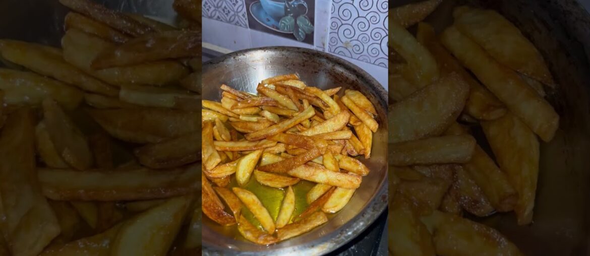 French Fries #asmr #indianasmrworld #food #frenchfries #potatorecipe #shorts #recipe