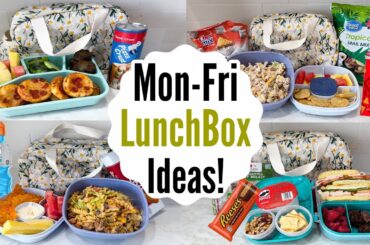 5 Easy & Cheap Lunch Ideas | Quick, FUN & Healthy Lunchbox Meals for School, Work & Home