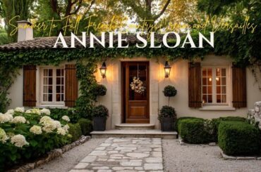 Summer to Fall French Country Inspired by Annie Sloan in Cream and Versailles Chalk Paint