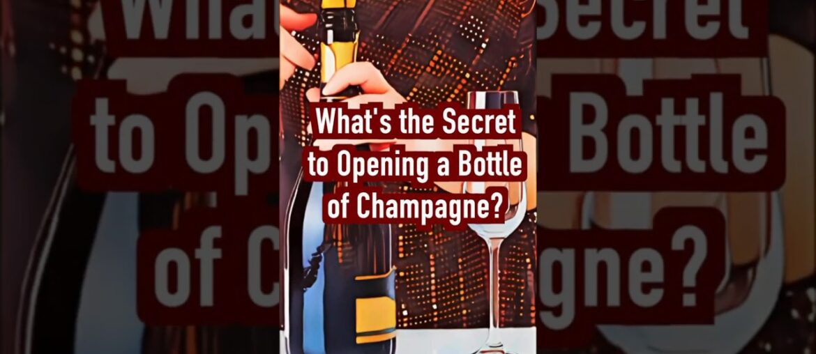 STOP Popping Champagne the WRONG Way