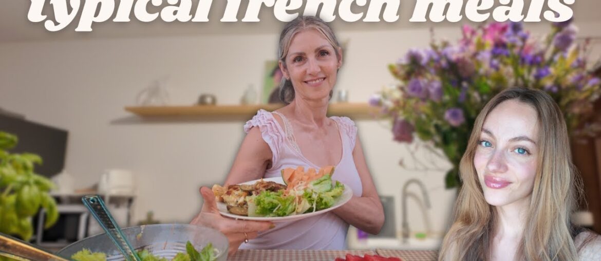What my French mom eats in a day: typical French meals from Provence + French recipes #2!  Edukale