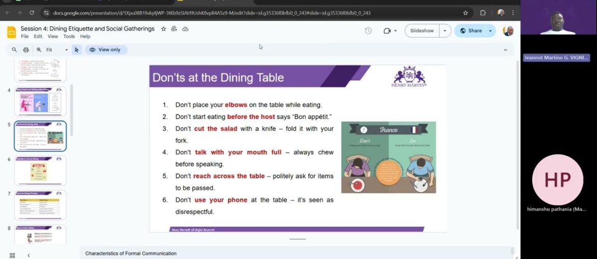 Learn French Dining Etiquette & Social Gathering Tips | French Masterclass | Henry Harvin Education Learn French Dining Etiquette & Social Gathering Tips | French Masterclass | Henry Harvin Education