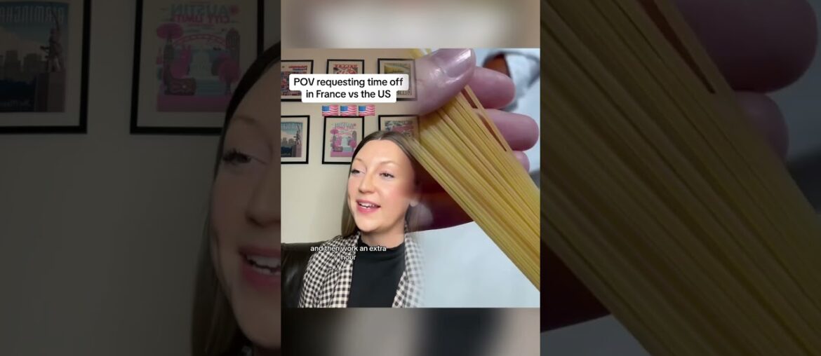 POV requesting time off in France vs the US. #usa #american #france #french #frenchculture