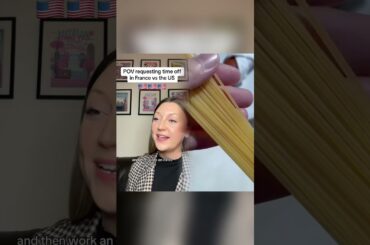POV requesting time off in France vs the US. #usa #american #france #french #frenchculture